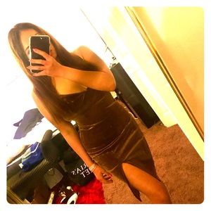 Suede Golden haze dress